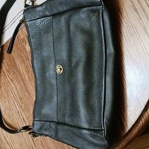 Elliott Lucca Black Leather Handbag